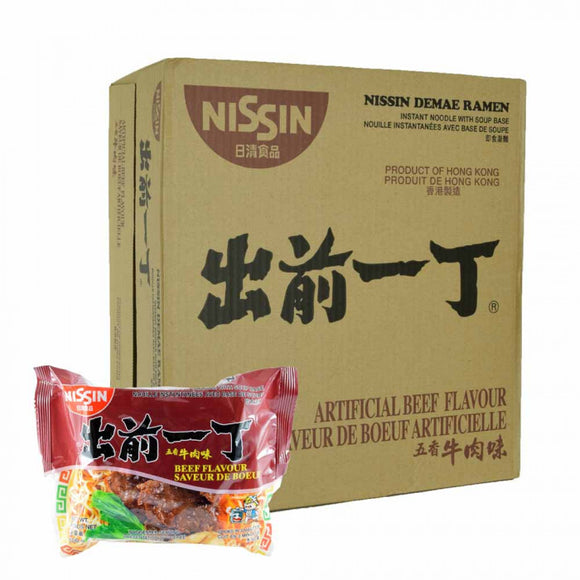 Nissin Demae Ramen 5 Spices Beef Noodle 100gx30 / 出前一丁 五香牛肉面 100gx30