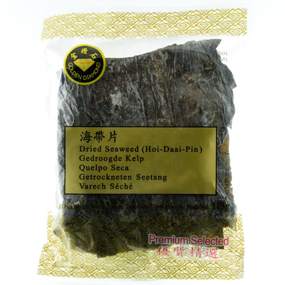 Golden Diamond Dried Seaweed (Hoi Tai Pin) 113 g / 金钻石牌海带片 113g