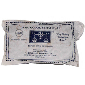 Cap Timbangan Jamu Godog Thee Kruiden 100g / 印尼藥茶包