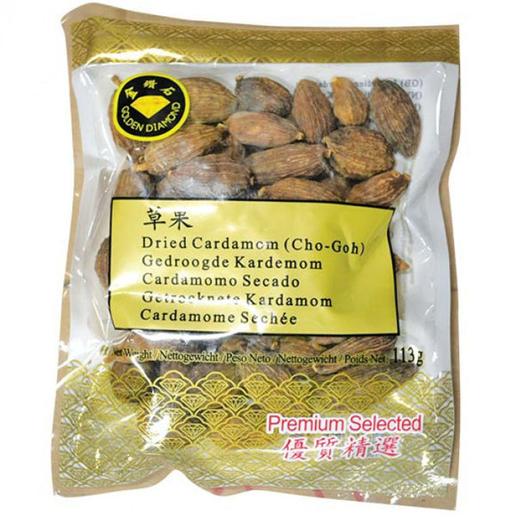 Golden Diamond Dried Cardamom (Cho-Goh) 113g / 金钻石 草果