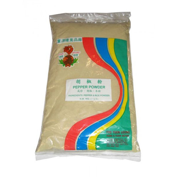 Cock Brand Witte Peper Gemalen 1kg 富源隆白胡椒粉