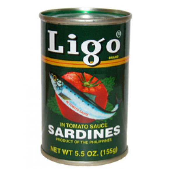 Ligo Sardines In Tomato Sauce 155g 茄汁沙甸魚