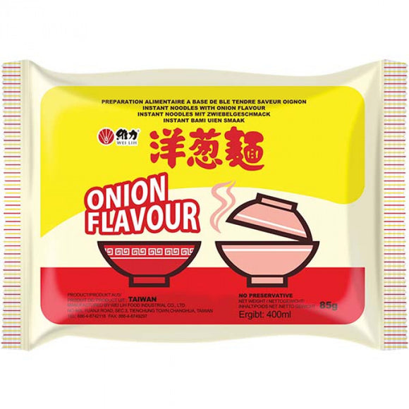 Wei Lih Instant Noodle Onion 85g / 維力洋蔥麵 85g