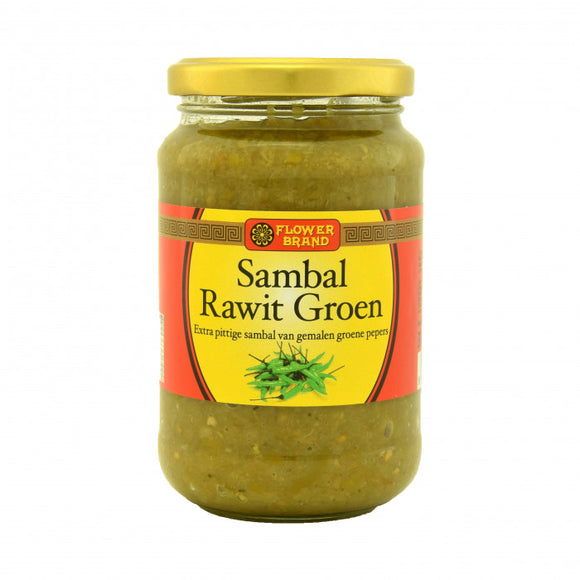 Flower Brand Sambal Tjabe - Rawit Groen 375g