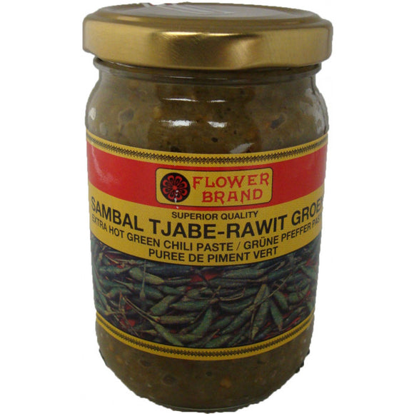 Flower Brand Sambal Tjabe - Rawit Groen 200g