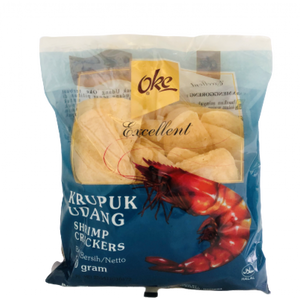 Oke Krupuk Udang 500g 4X6cm / 特级虾片 500克 （未炸）