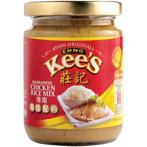 CHNG Kee's Hainanese Chicken Rice Mix 240ml 荘记海南鸡饭酱