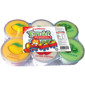 Corniche Mixed Pudding with Nata de Coco 6x110g 什锦布丁