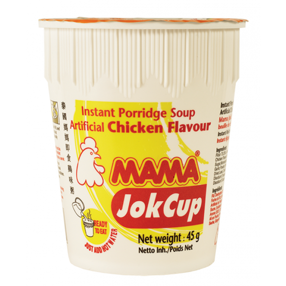 Mama Jok Cup Inst. Porridge Chicken Flav. 45g 媽媽杯裝粥