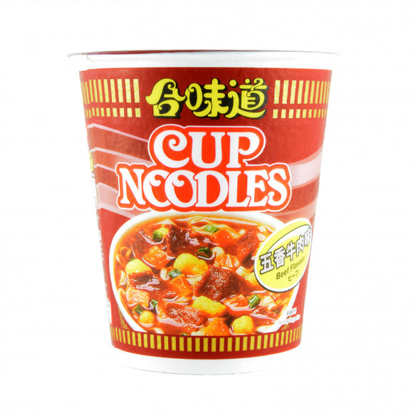 Nissin Cup Instant Noodle Beef 75gr / 合味道牛肉杯面 75克