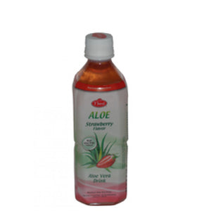 T' Best Aloe Vera Drink Strawberry Taste 500ml草莓口味