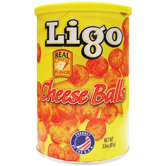 Ligo Cheese Flavored Balls 85G / 膨化芝士球 85克