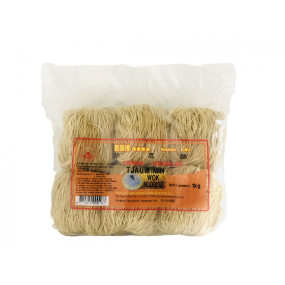 San Kong Wok Noodles (Tjauw Min) 1Kg / 刘师傅 炒底面 1千克