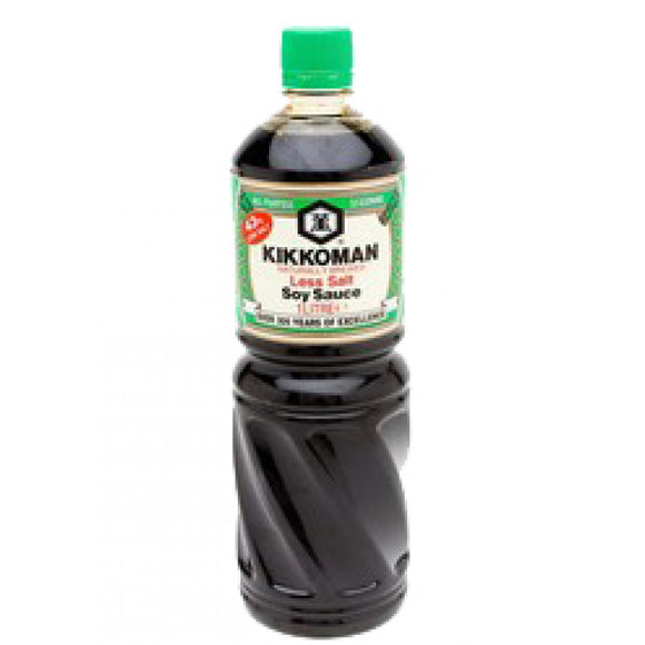 Kikkoman Less Salt Soy Sauce 1ltr / キッコーマン　減塩醤油　11tr