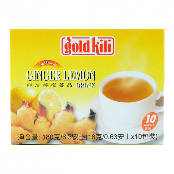 Gold Kili Instant Honey Ginger Lemon Drink 10 x 18g (即溶檸檬薑晶)