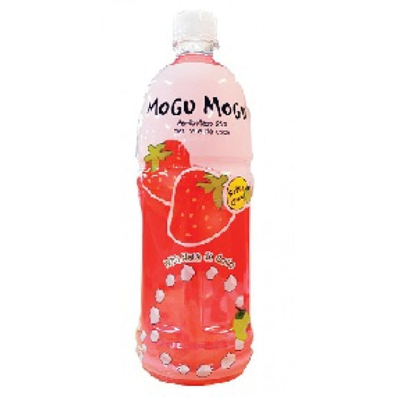 Mogu Mogu Aardbeisap Met Nata de Coco 1ltr