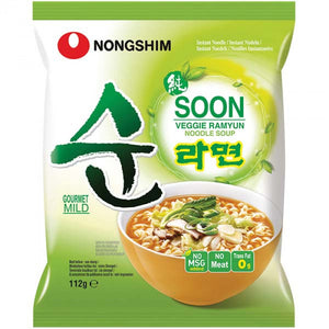 Nong Shim Soon Veggie Ramyun Noodle Soup 112g 韩国素面