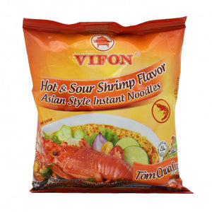 Vifon Instant Noodles Hot & Sour Shrimp Flavour  酸辣蝦面 70g