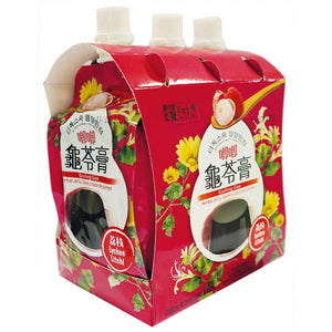 Yummy House Lychee Guiling Gao Herbal Jelly / 美味栈 即食龟苓膏（荔枝味） 250GX3