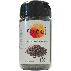 Sugoi Roasted Black Sesame 100g / 精制香烤黑芝麻 100克