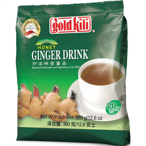 Gold Kill Instant Honey Ginger Drink 20x18g / 金麒麟 即溶蜂蜜姜晶 20x18克