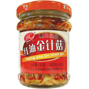 Huichuan Chili Oil Enoki Mushroom 145g / 惠川 红油金针菇 145克