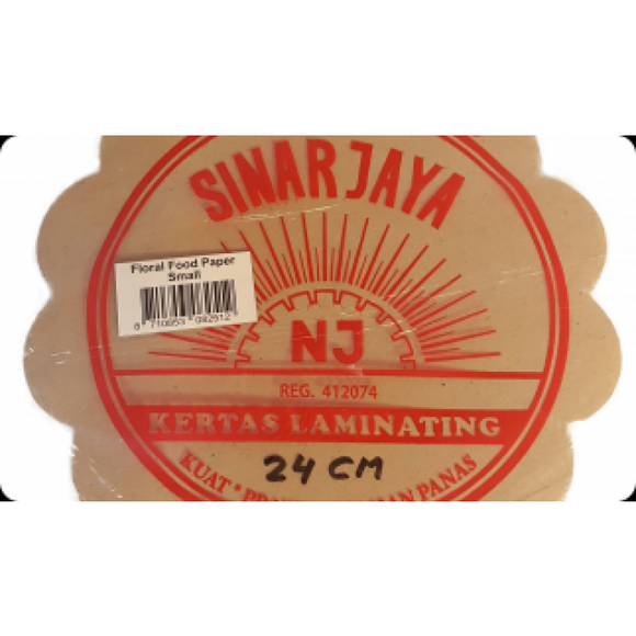 NESIA Piring Lidi Papier Klein 24cm (200)