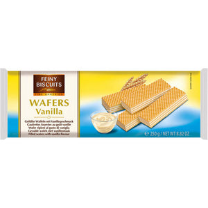 Feiny Biscuits Filled Wafers With Vanilla Flav. 250g / 香草味华夫饼 250g