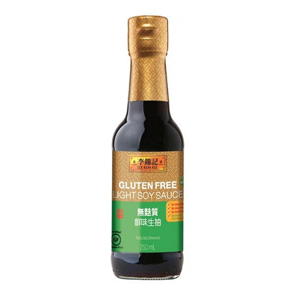 Lee Kum Kee Gluten Free Light Soy Sauce 250ml李锦记无麸生抽王