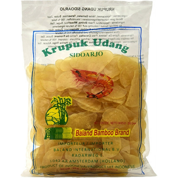 Baland Bamboo Ongebakken Krupuk Udang Sidoarjo 250g