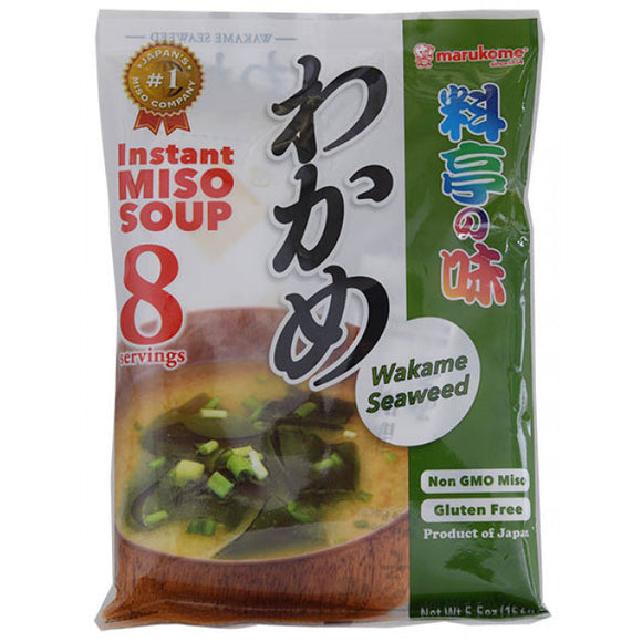 Marukome Instant Miso Soup Wakame Seaweed 156g / 料亭之味 速食味增汤